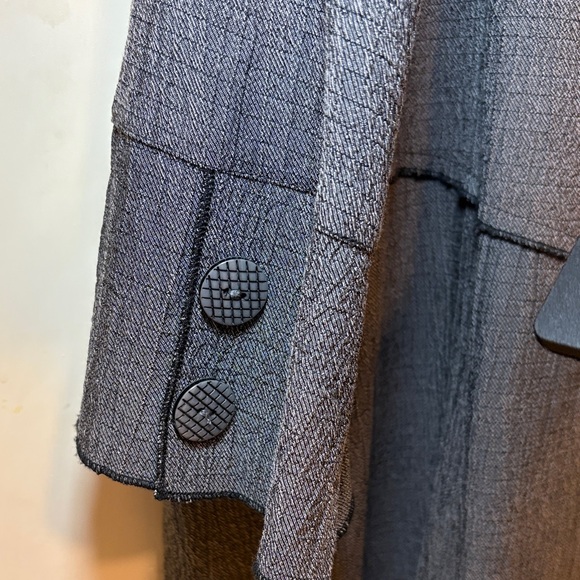 Ali Miles Gray Cowl Neck Women's Top - Picture 2 of 4